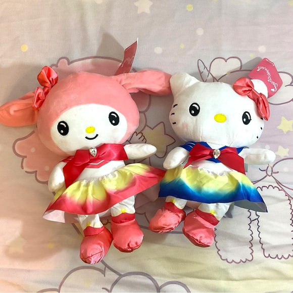 Sanrio | Toys | Sailor Moon My Melody And Hello Kitty Inch Plushies Nwt ...